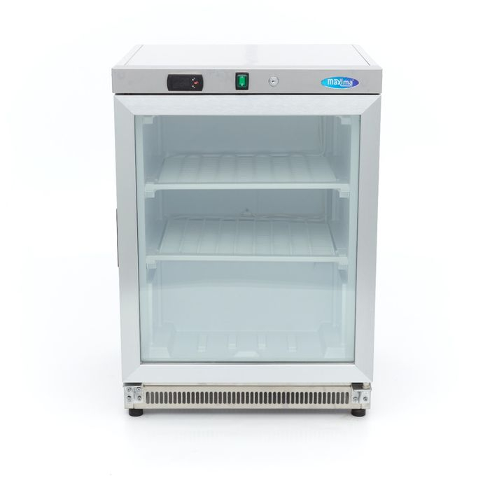 Congelator inox 200 litri cu usa sticla si 3 compartimente [6]
