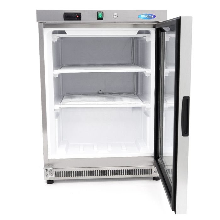 Congelator inox 200 litri cu usa sticla si 3 compartimente [3]