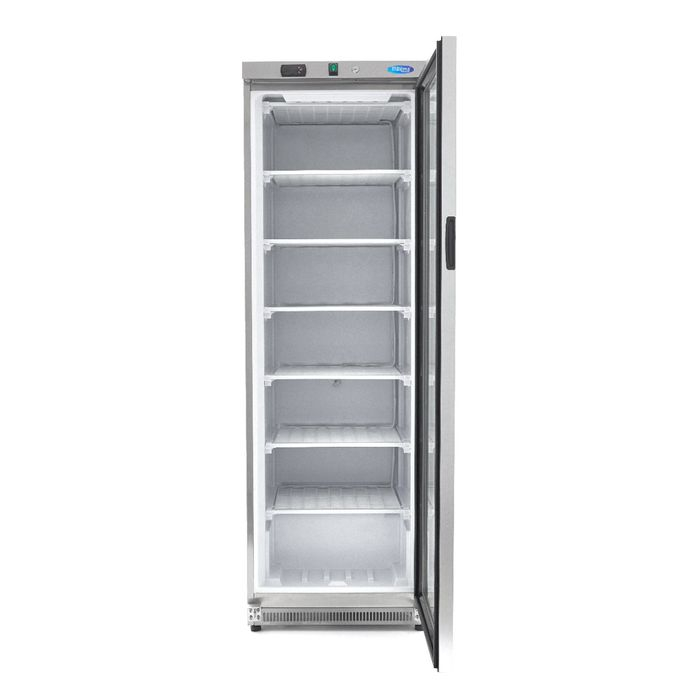 Congelator inox 400 litri cu usa sticla si 6 rafturi fixe [3]