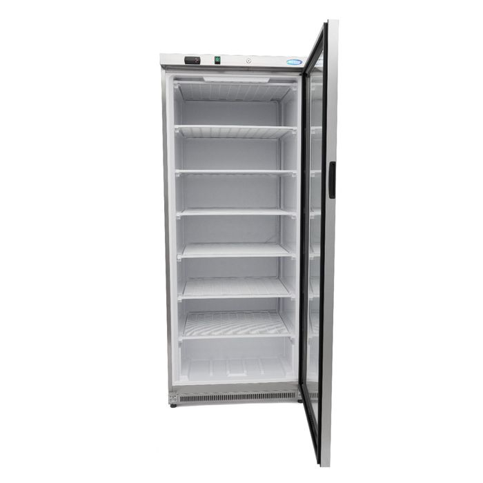 Congelator inox 600 litri cu usa sticla si 6 rafturi fixe [3]