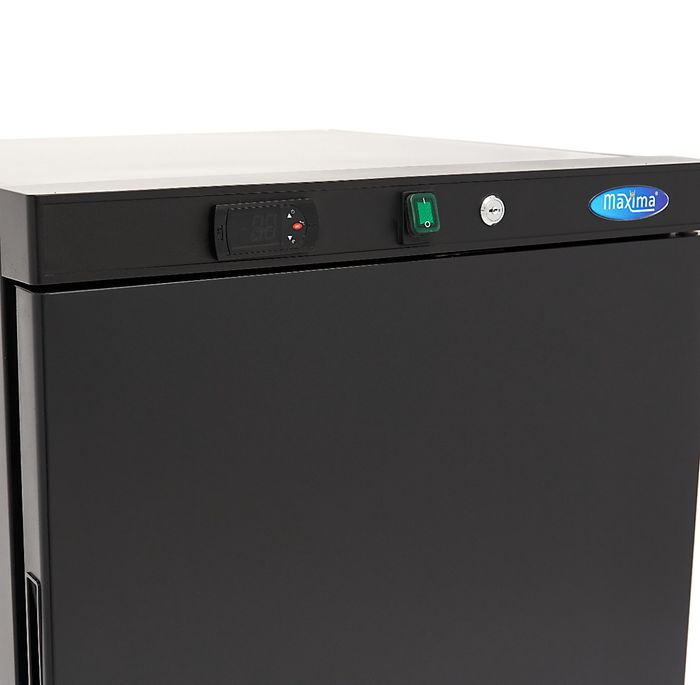 Congelator negru 200 litri cu 2 rafturi fixe si afisaj digital [2]
