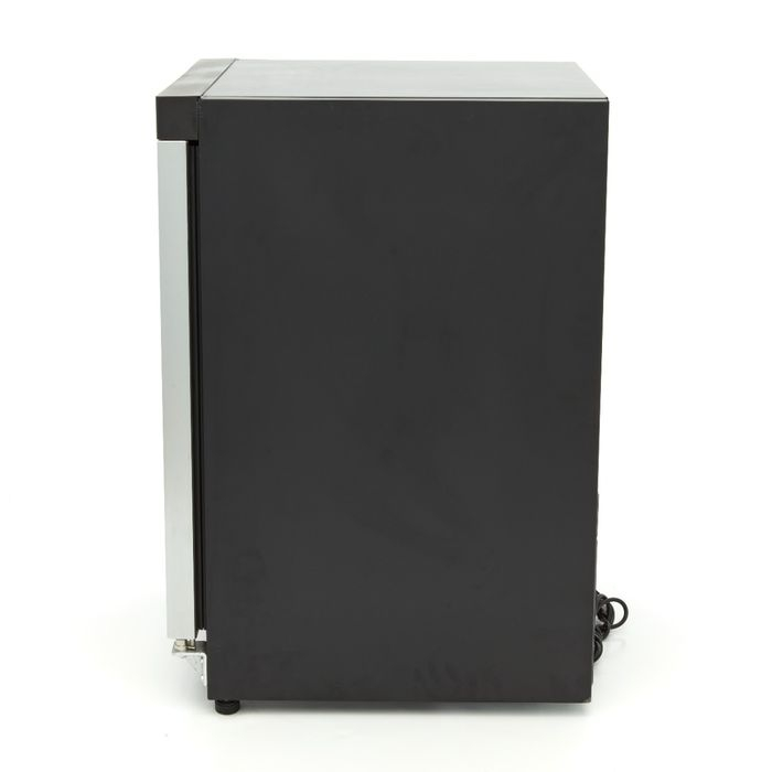 Congelator negru 200 litri cu usa sticla si 3 compartimente [5]