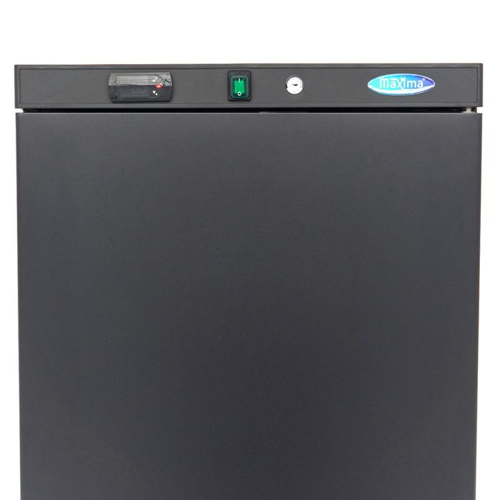 Congelator negru 400 litri cu 6 rafturi fixe si afisaj digital [2]