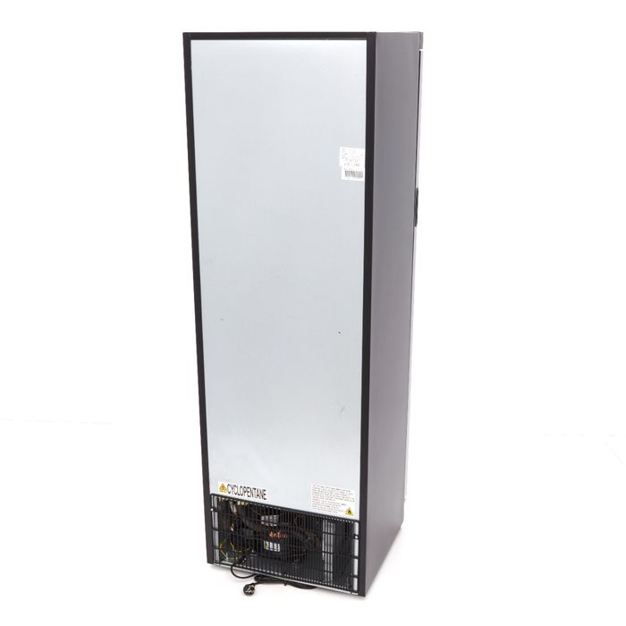 Congelator negru 400 litri cu usa sticla si 6 rafturi fixe [4]