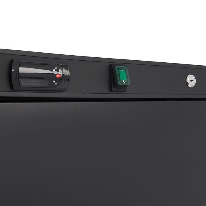 Congelator negru 600 litri cu 6 rafturi fixe si afisaj digital [2]