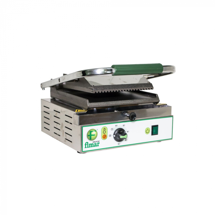 Contact grill 230×230 mm mixta striat-neted, 230V, 1,8 kW, PE25LN [2]