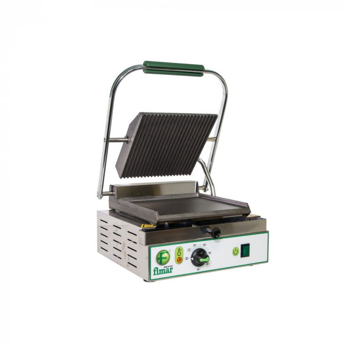 Contact grill 230×230 mm striat-striat, 230V, 1,8 kW, PE25RN [1]