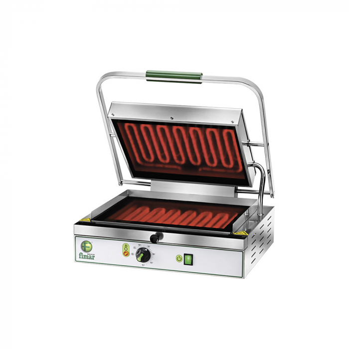 Contact grill mediu cu placi ceramice netede, 230V, 2 kW, PV40LL [1]