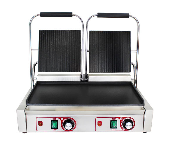Contact grill panini dublu striat-neted, 230V, 3,6kW, BKG8 [1]