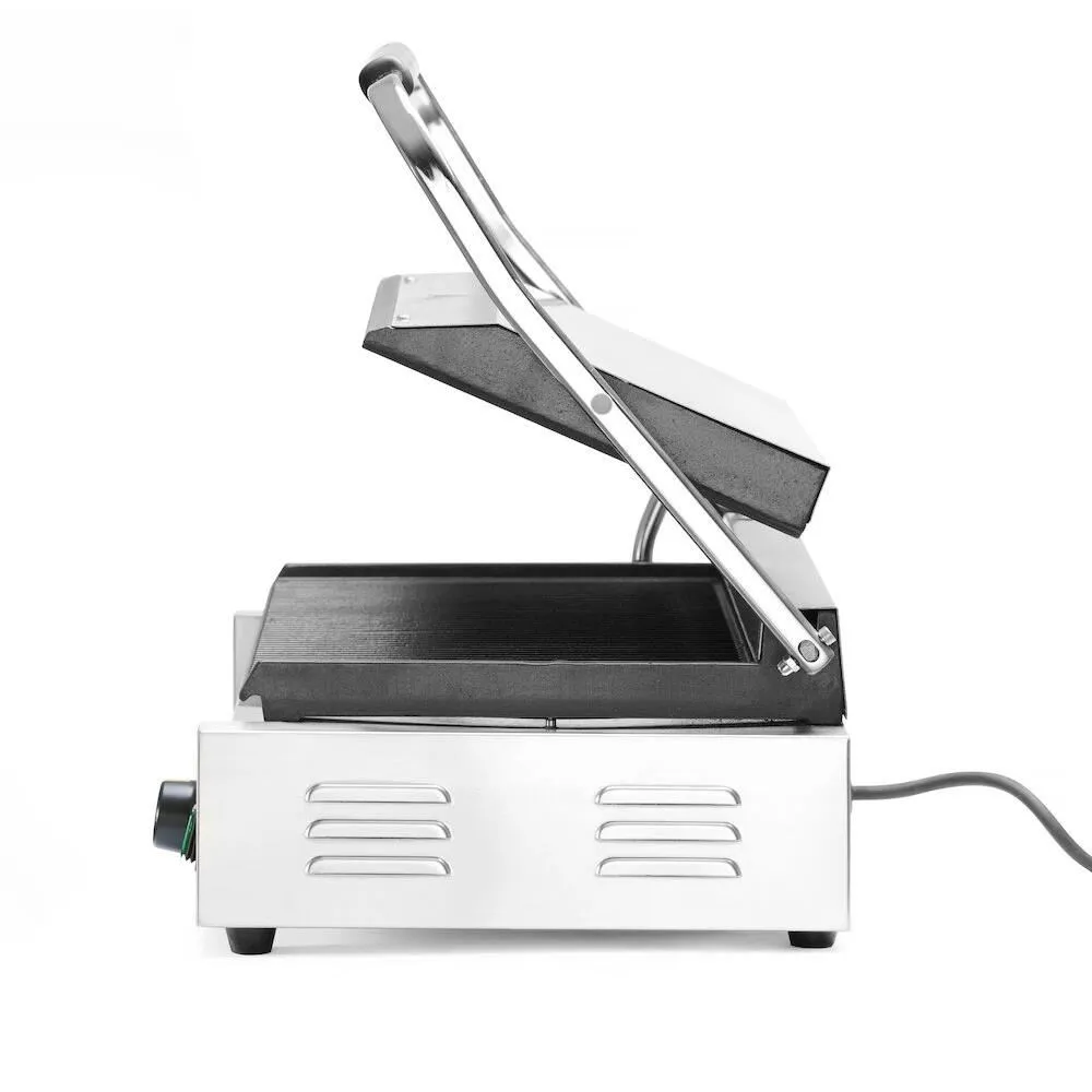Contact grill Panini XL, 2700W, striat, cu tava colectare [5]