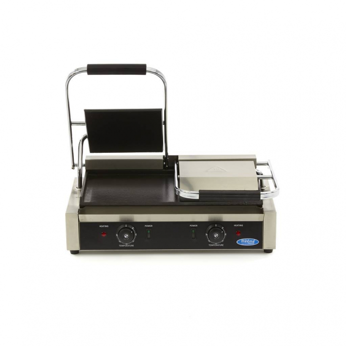 Contact grill neted dublu, 230V, 1800W,  220×235 mm [2]