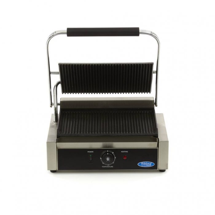 Contact grill striat panini sandwich, 230V, 2200 W, 335×220 mm [2]