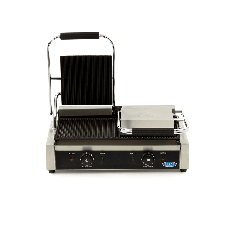 Contact grill striat dublu, 230V, 1800W,  220×235 mm [4]