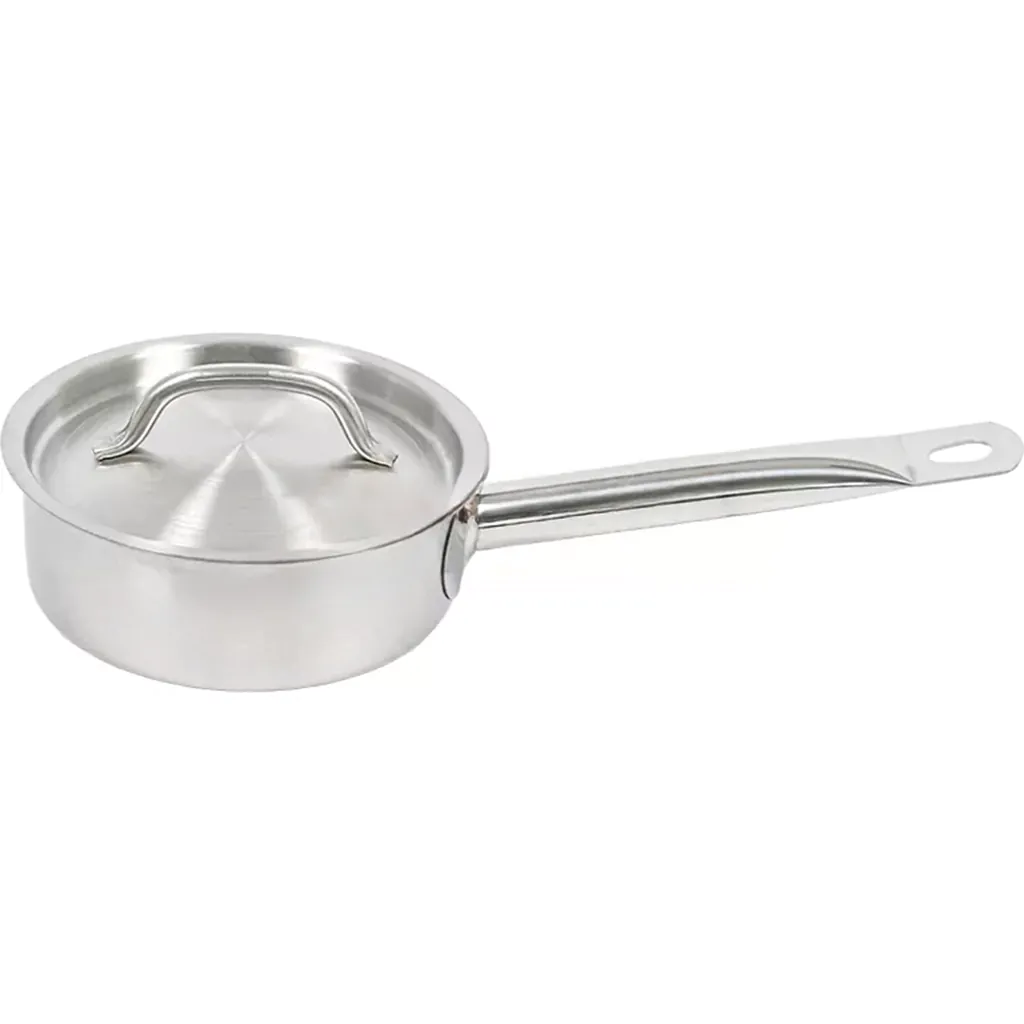 Cratita cu capac din inox 0.8l, 14x5.5cm [6]