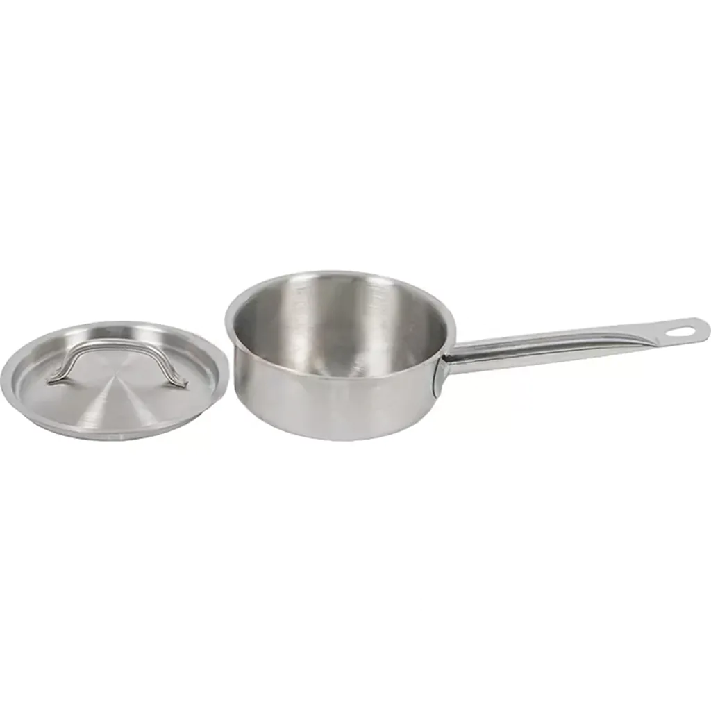 Cratita cu capac din inox 0.8l, 14x5.5cm [5]