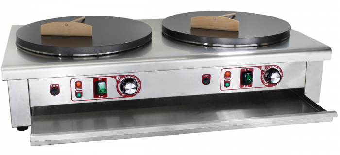 Crepiera electrica 2x400 mm, 230V, 6kW, BC40-2 [3]