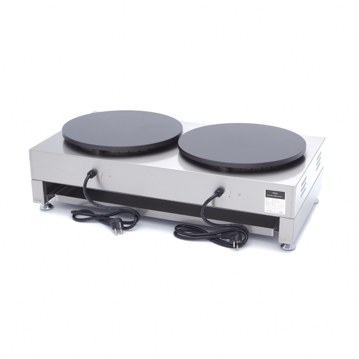 Crepiera electrica dubla pentru clatite 2xØ400 mm, 2x3kW, 230V [5]