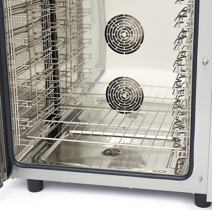 Cuptor Combi cu aburi 10 tavi 1/1 GN, analog, 400V, 11800W [5]