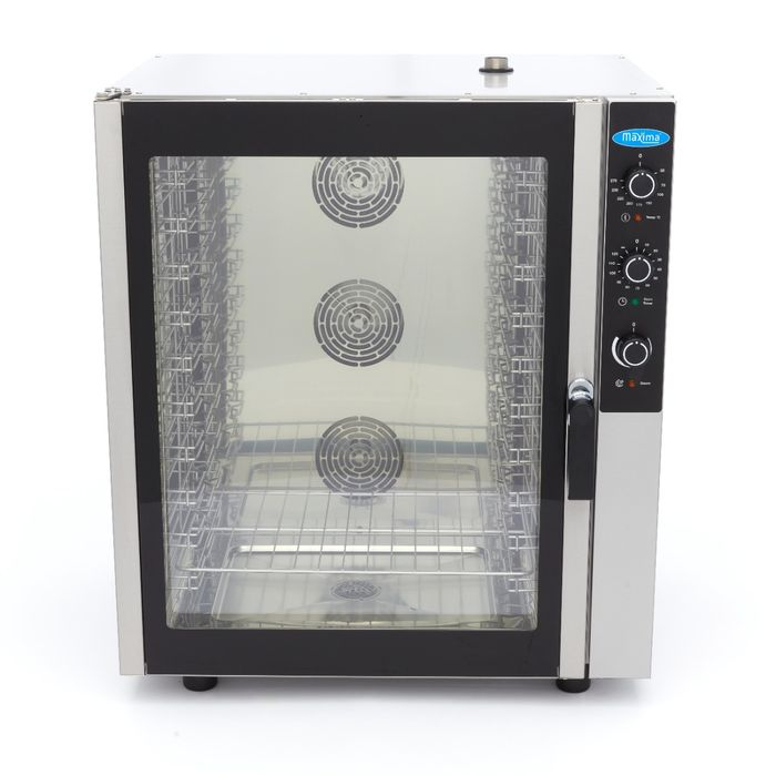 Cuptor Combi cu aburi 10 tavi 1/1 GN, analog, 400V, 11800W [9]