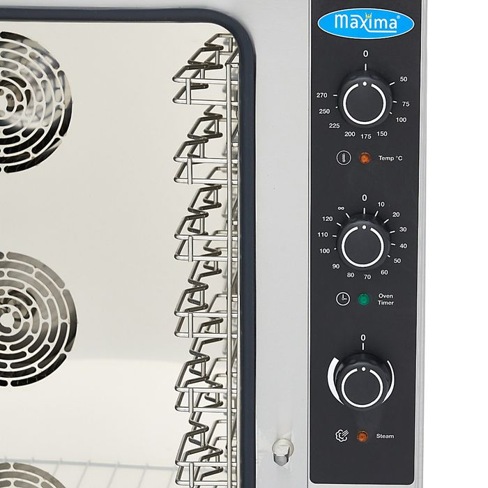 Cuptor Combi cu aburi 10 tavi 1/1 GN, analog, 400V, 11800W [2]
