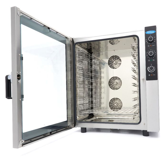 Cuptor Combi cu aburi 10 tavi 1/1 GN, analog, 400V, 11800W [6]
