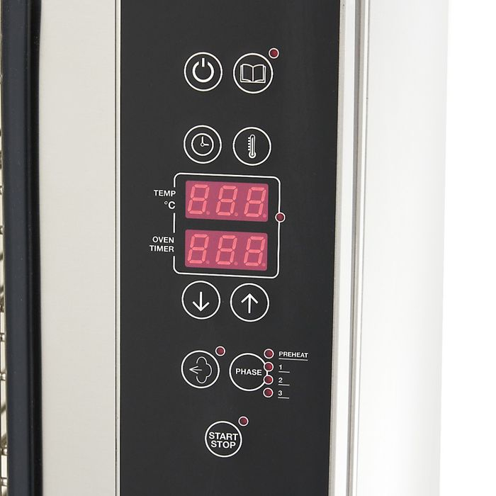 Cuptor Combi cu aburi 10 tavi 1/1 GN, digital, 400V, 11800W [2]