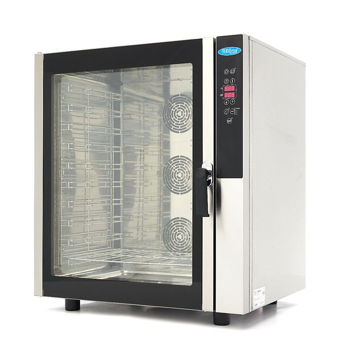 Cuptor Combi cu aburi 10 tavi 1/1 GN, digital, 400V, 11800W [1]