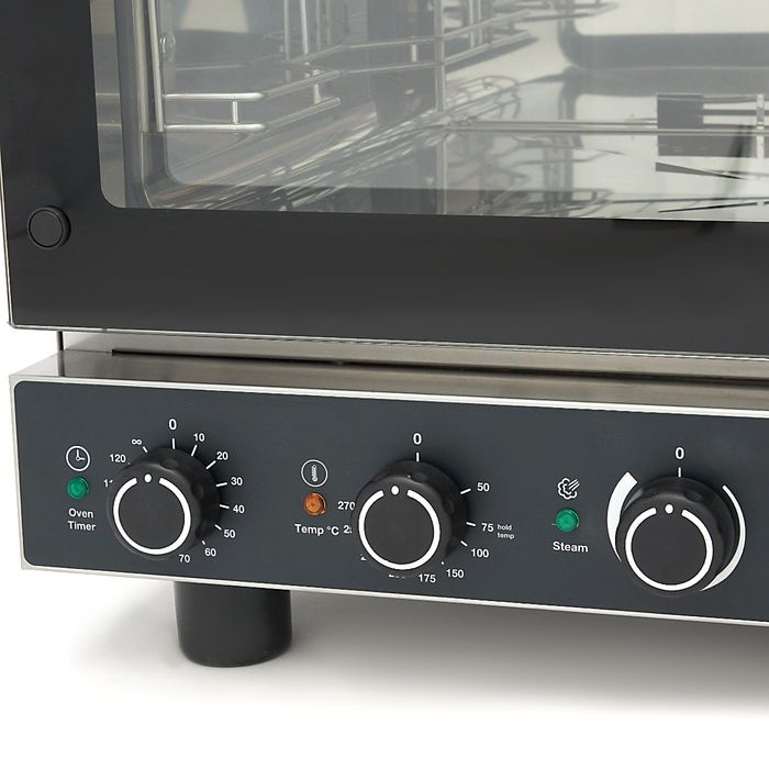 Cuptor Combi cu aburi 4 tavi 1/1 GN, analog, 400V, 5800W [2]