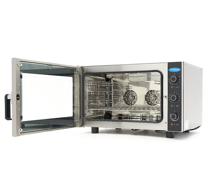 Cuptor Combi cu aburi 4 tavi 1/1 GN, analog, 400V, 6500W [5]