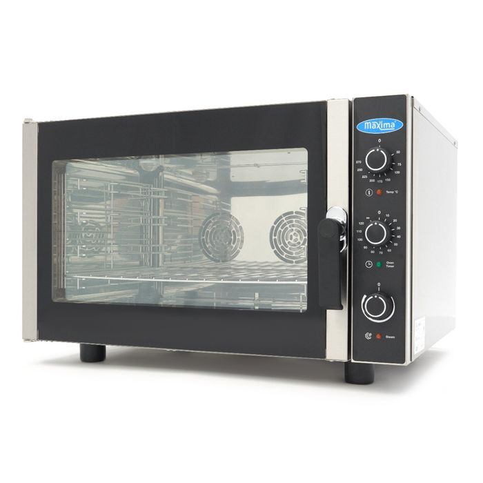 Cuptor Combi cu aburi 4 tavi 1/1 GN, analog, 400V, 6500W [1]