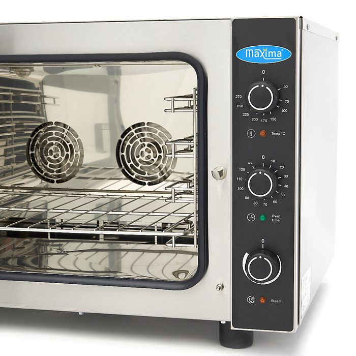 Cuptor Combi cu aburi 4 tavi 1/1 GN, analog, 400V, 6500W [2]