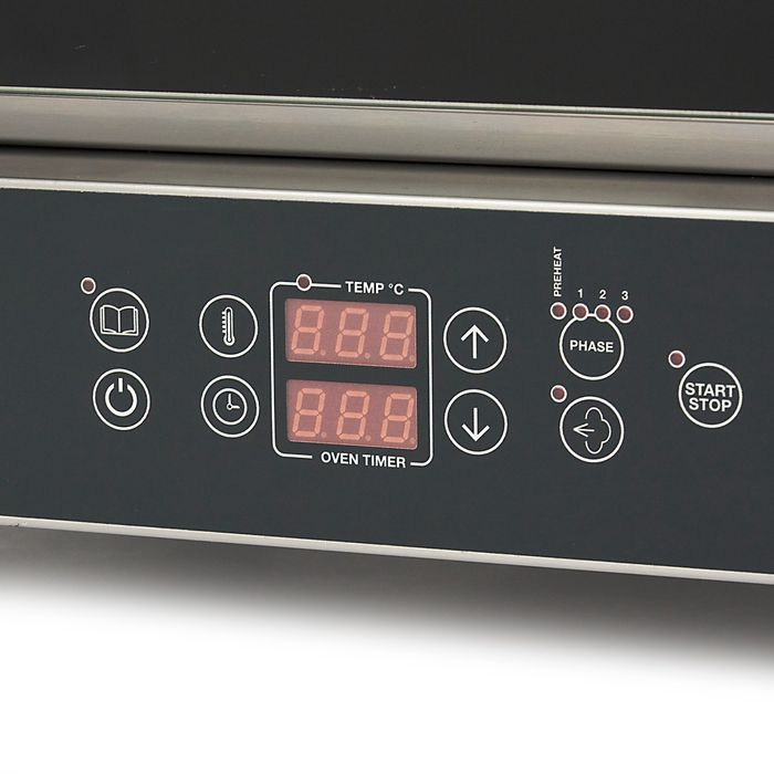 Cuptor Combi cu aburi 4 tavi 1/1 GN, digital, 400V, 5800W [2]