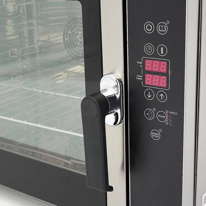 Cuptor Combi cu aburi 4 tavi 1/1 GN, digital, 400V, 6500W [3]