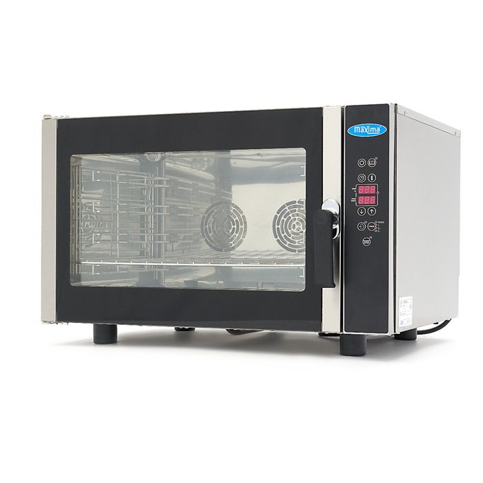 Cuptor Combi cu aburi 4 tavi 1/1 GN, digital, 400V, 6500W [1]