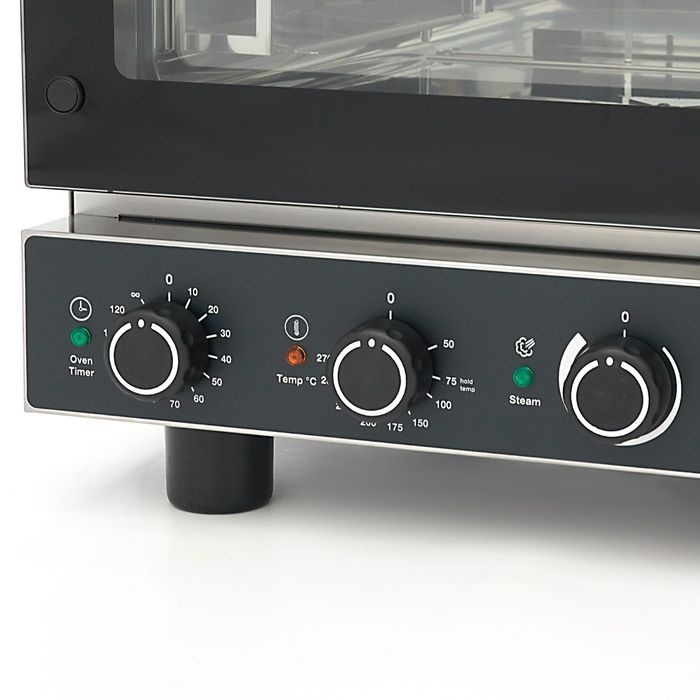 Cuptor Combi cu aburi 4 tavi 2/3 GN, analog, 230V, 3300W [2]