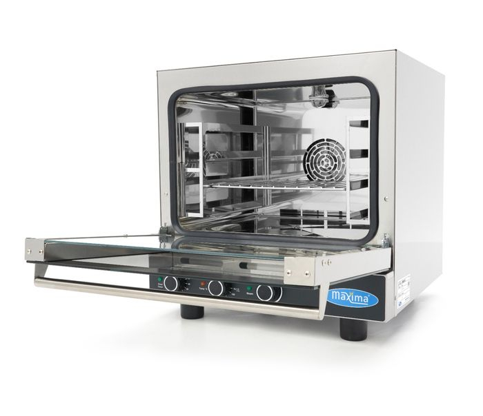 Cuptor Combi cu aburi 4 tavi 2/3 GN, analog, 230V, 3300W [5]
