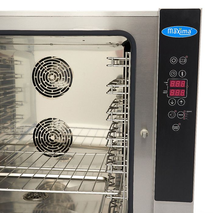 Cuptor Combi cu aburi 6 tavi 1/1 GN, digital, 400V, 7900W [3]