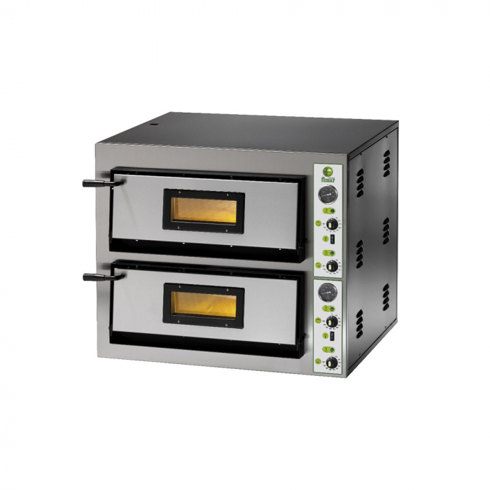 Cuptor de pizza electric cu panou analog, 400V, 12,8 kW, FMEW6+6 [1]