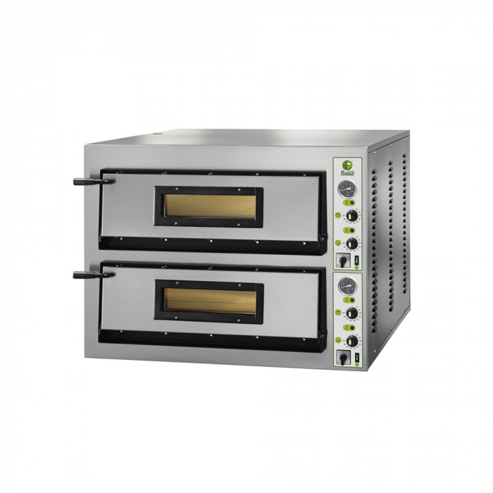Cuptor de pizza electric cu panou analog, 400V, 18 kW, FMLW6+6 [1]