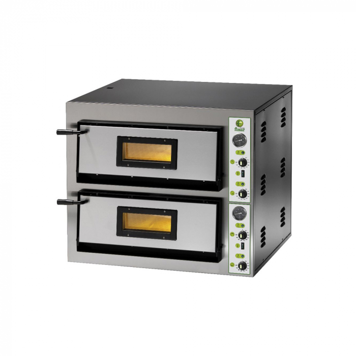 Cuptor de pizza electric cu panou analog, 400V, 19,2 kW, FME9+9 [1]