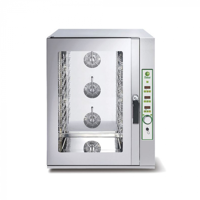 Cuptor mixt digital cu convectie si abur direct, 400V, 16,1 kW, TOP10D [1]