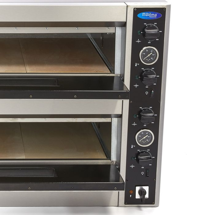 Cuptor pizza 12 x Ø30cm, dublu, putere 12000W, alimentare 400V [5]