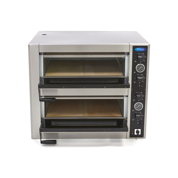 Cuptor pizza 8 x Ø30cm, dublu, izolare termica, putere 10000W [6]