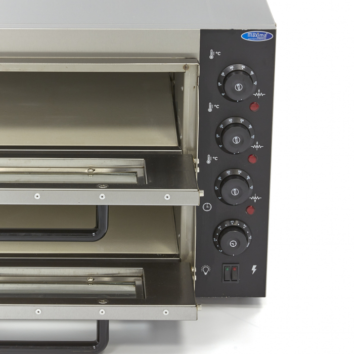 Cuptor pizza electric 2x40cm, 230V, 3 kW [5]