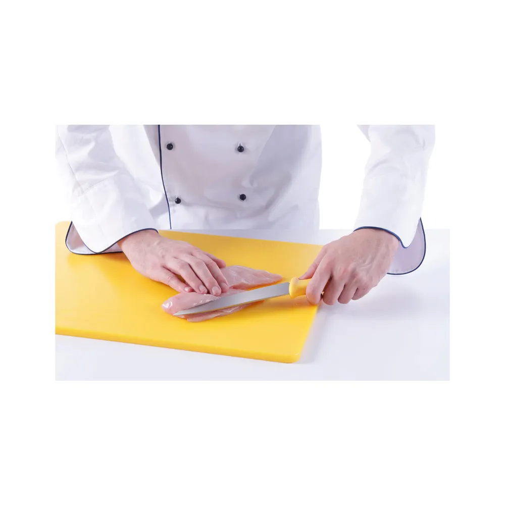 Cutit profesional, lama 15cm, maner galben, HACCP [2]