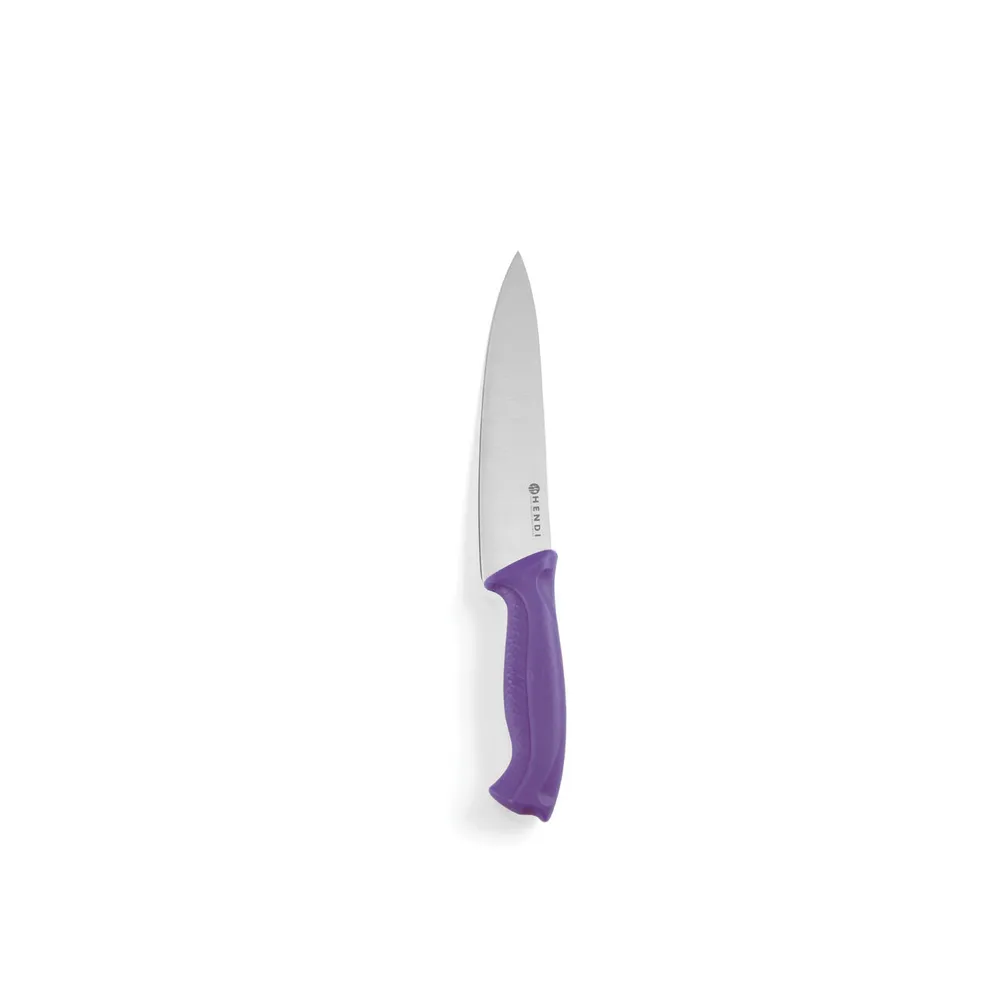 Cutitul bucatarului, 180 mm, maner mov, conform HACCP [1]
