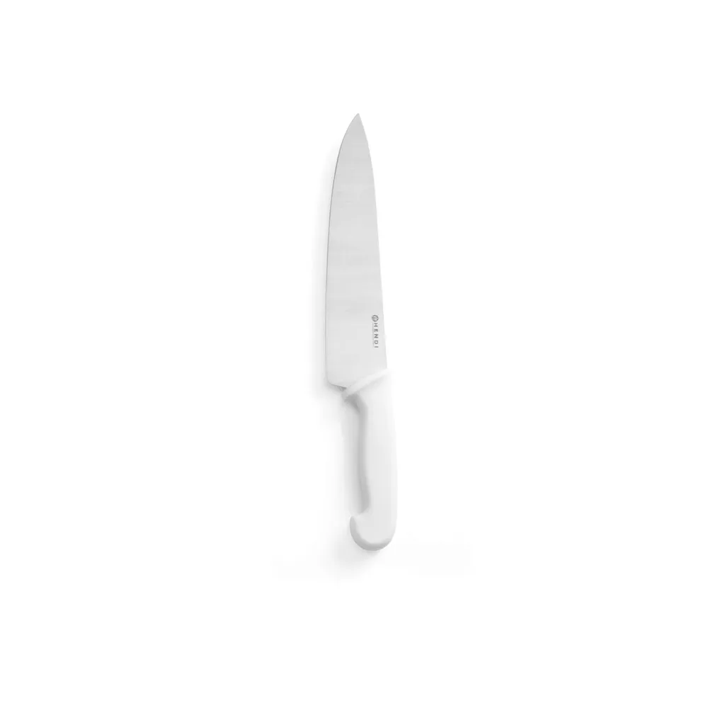 Cutitul bucatarului, 240 mm, maner alb, conform HACCP [1]