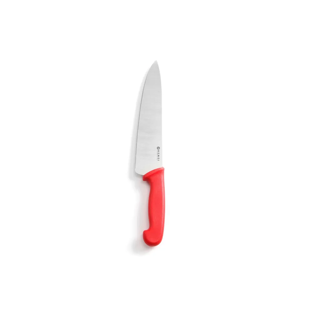 Cutitul bucatarului, 240 mm, maner rosu, conform HACCP [1]