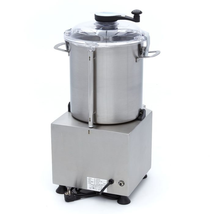 Cutter alimentar 18 litri, 2600W, inox, 2 viteze, pulse [7]