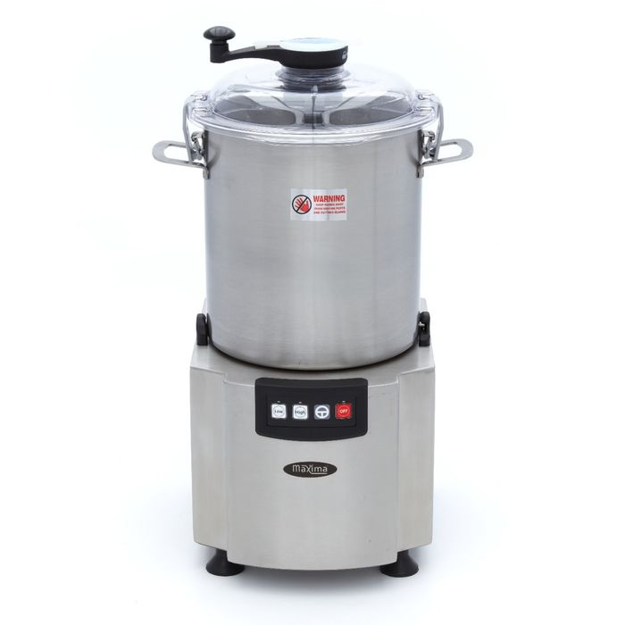 Cutter alimentar 18 litri, 2600W, inox, 2 viteze, pulse [9]